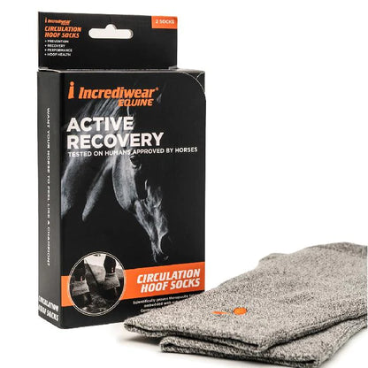 Grey Incrediwear Circulation Hoof Socks